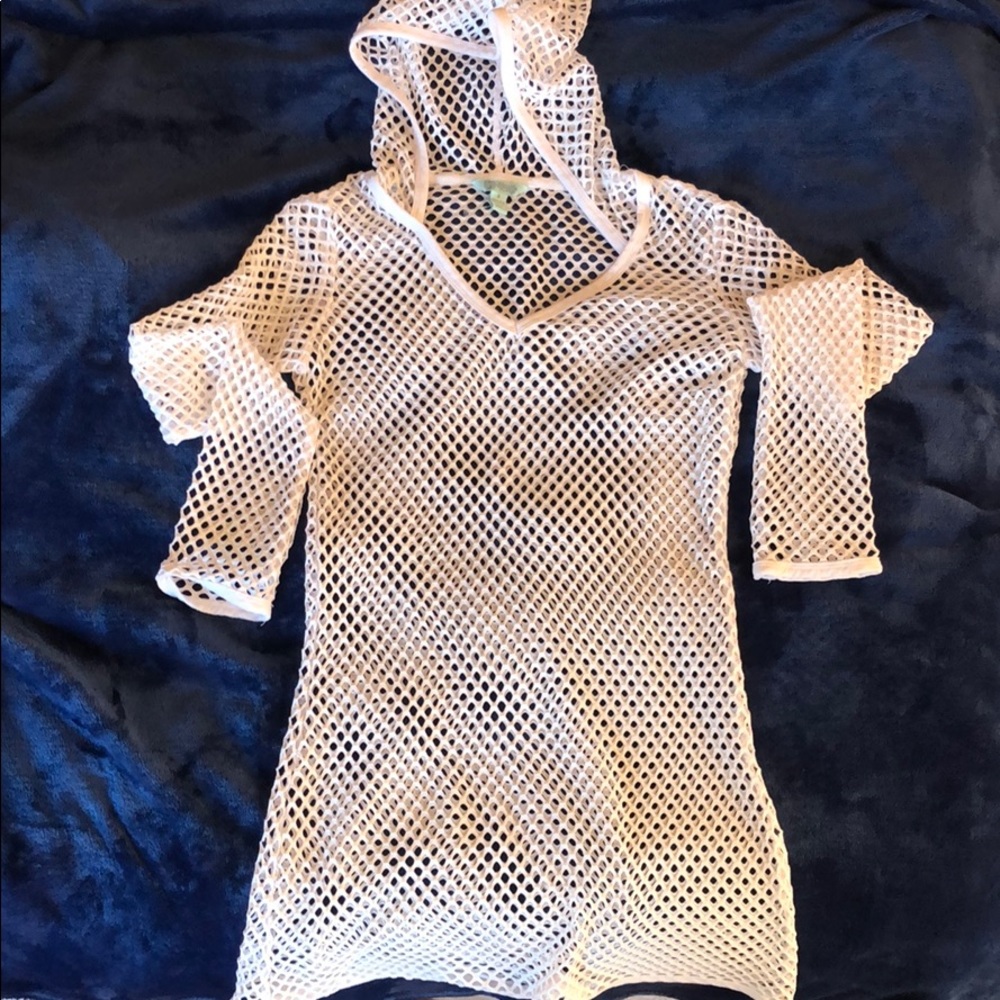 Long sleeve bathing suit cover up